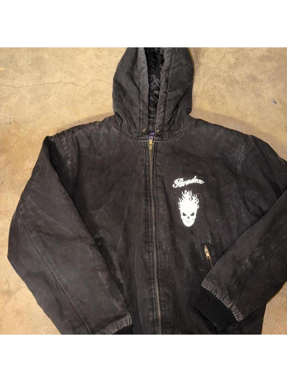 Paradox Men's Black and Brown Jacket